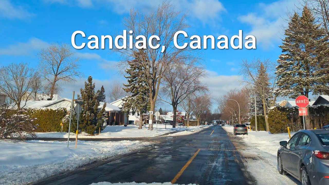 Take a smooth, unhurried drive through Candiac, Avenue Champagne, Rue Cherbourg & Place Chambord.