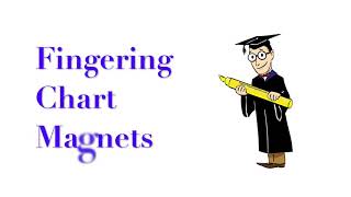 Fingering Chart Magnet Product Demonstration