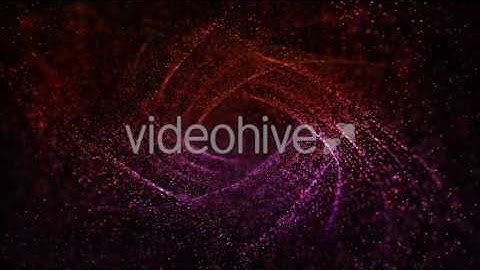 Royalty Free Motion Graphics | Purple and Red Floating Particles Background