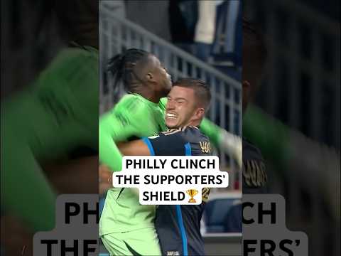 @PhiladelphiaUnion CAPTURE THE SUPPORTERS’ SHIELD🏆🥳