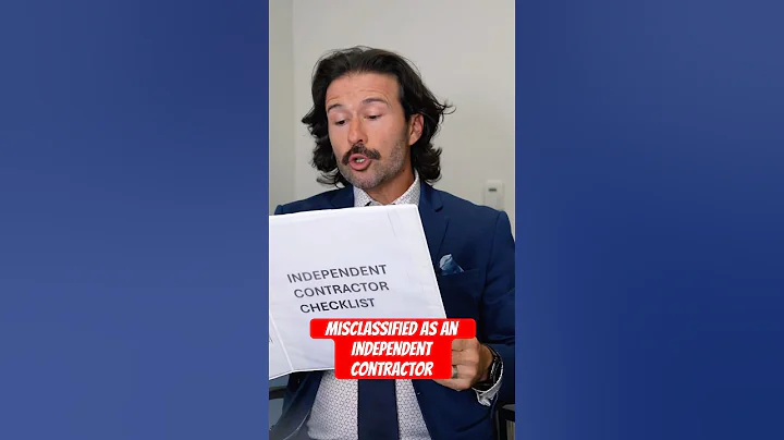 Employment Law: Misclassified As Independent Contractor #california