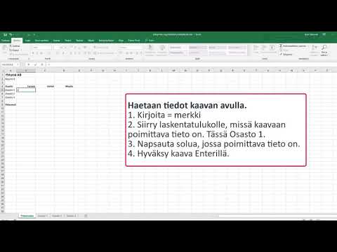 Video: Yhteenveto Excelissä