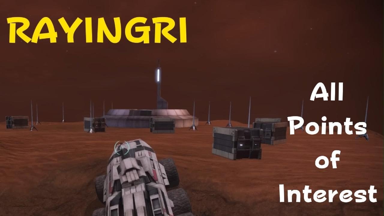 MASS EFFECT 1 (LE) - RAYINGRI Map Locations Walkthrough - YouTube