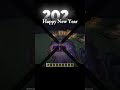 Happy New Year All #minecraft #newyear #shorts