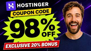 Hostinger Coupon Code 2026 | Hostinger Website Builder | Hostinger Review | Grab 20% EXTRA DISCOUNT