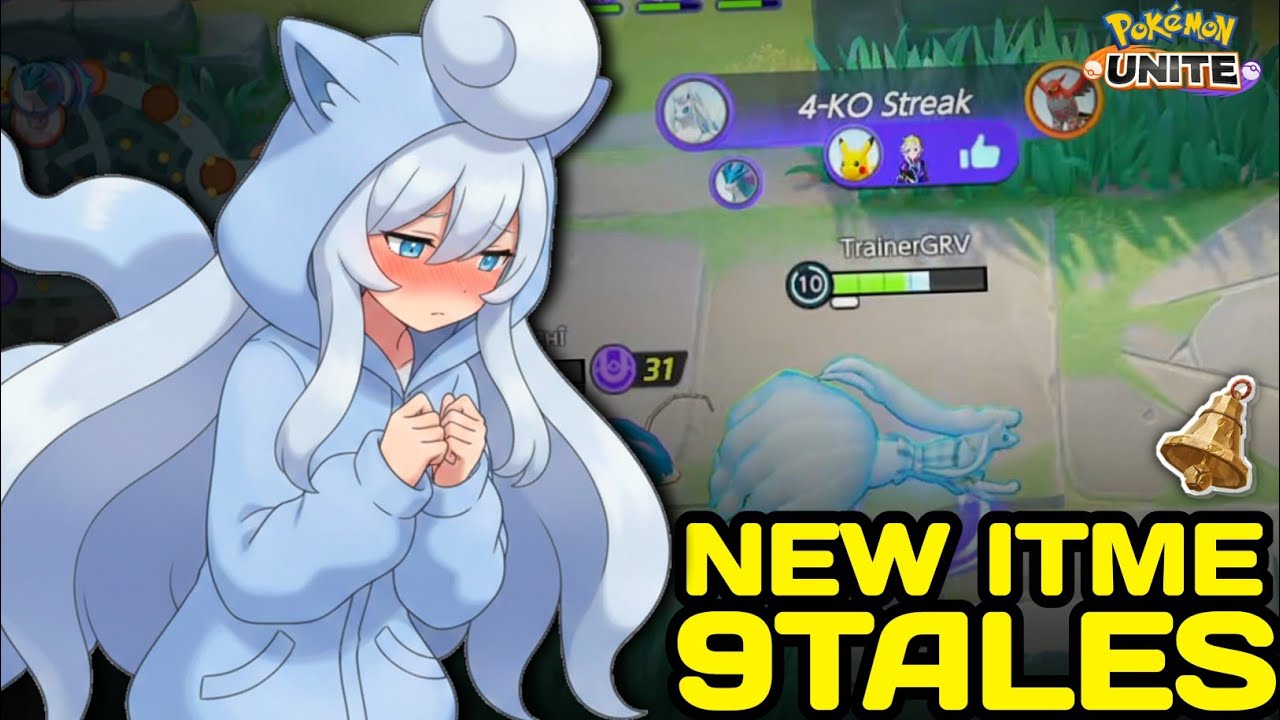 Is the new Item Vanguard Bell worth for Ninetales 🤔 Pokemon Unite - NINZA PLAYS