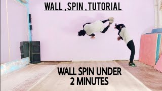 How To WALL SPIN -Tutorial only 2 minutes main