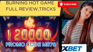 Burning Hot Slot Game Live Play 🔥 Win Up To x3000 | 1xBet Promo Code M878 | Real Money Online