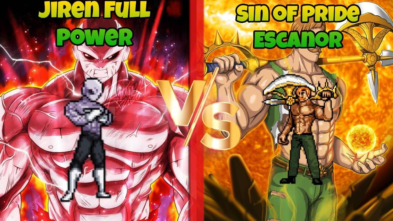 Jump Force MUGEN Jiren Full Power vs Sin of Pride Escanor