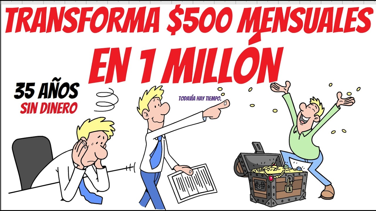 SI TIENES 30 O 40 AÑOS Y NO TIENES DINERO PARA TU JUBILACIÓN : 500 PUEDEN CONVERTIRSE EN UN MILLÓN