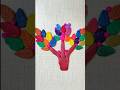 Beautiful Clay Tree 🌴#trending #diy #art #craft #shorts #youtubeshorts