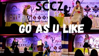 Go as u like by saint claret College students,ziro🥰 || College Resonance || Day 1.