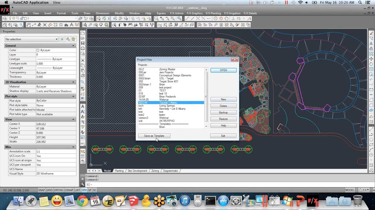 how to make presentation drawing in autocad