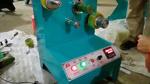 Mini doctor BOPP tape rewinding machine, Mini tape rewinder machine