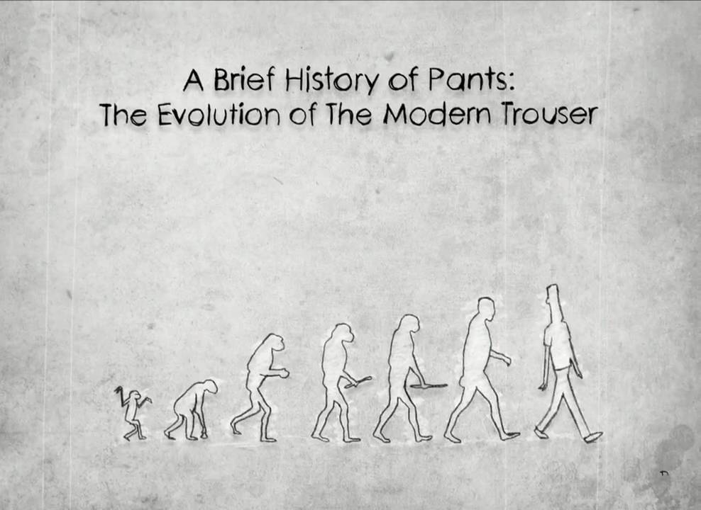 Share more than 78 evolution of trousers best - in.cdgdbentre