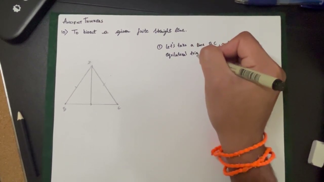 Euclid's Elements Book 1 : Proposition 10