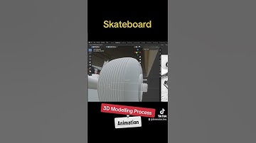 Skateboarding 3D Process and Animation - #3d #blender #3dmodeling #3dart #skate #3danimation