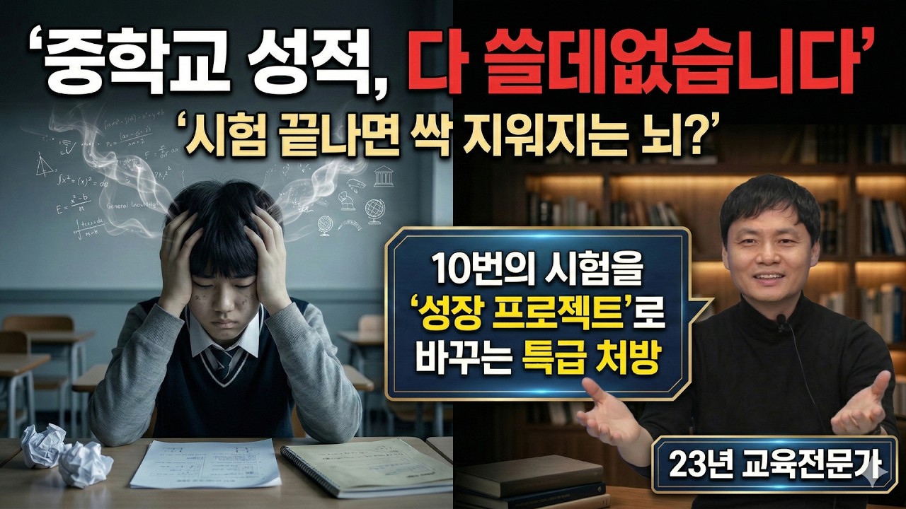 초 · 중등 때 힘빼지 마세요! (중학교 10번의 시험이 의미하는 고등학교 성적의 나비효과)