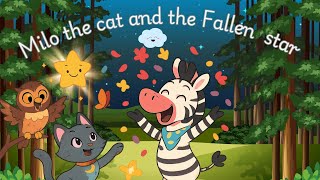 Milo the Mooncat and the Fallen Star 🌟 | Magical Bedtime Story + English Reading for Kids