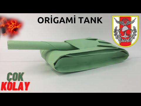 Kağıttan Tank Yapımı - Kağıttan Tank Nasıl Yapılır