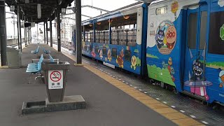 JR四国 宇多津駅 瀬戸大橋アンパンマントロッコ4号 Seto-Ohashi Anpanman Torokko ECO POWER 桃太郎 コンテナ貨物列車 2024年5月12日 日曜日