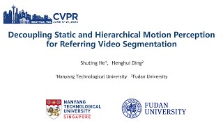 Decoupling Static and Hierarchical Motion Perception for Referring Video Segmentation