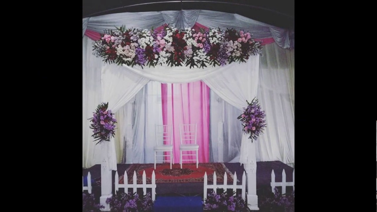  Dekorasi akad nikah outdoor  HUB 0857 3328 0001 YouTube