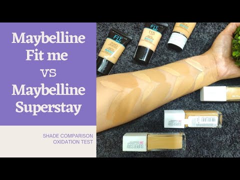 Video: Puas maybelline superstay foundation oxidize?