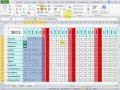 Cómo hacer un mini calendario con festivos en Excel