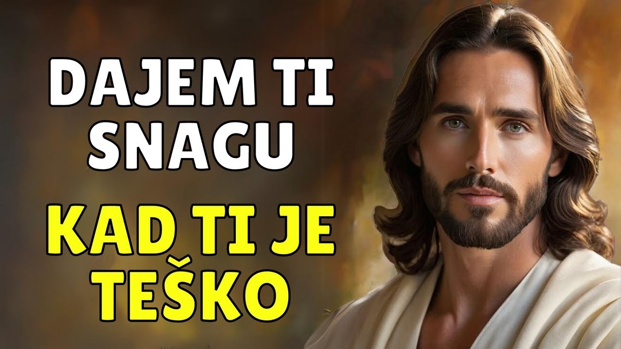 KAD SI SAM, KAD TI JE TEŠKO, UZ TEBE SAM | BOG TI DANAS GOVORI | BOŽJA