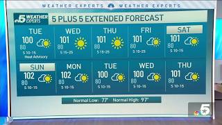 NBC 5 Forecast A heat advisory for Tuesday NBC DFW