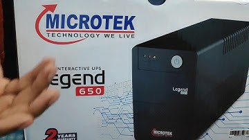 Microtek 650 UPS Unboxing & full review