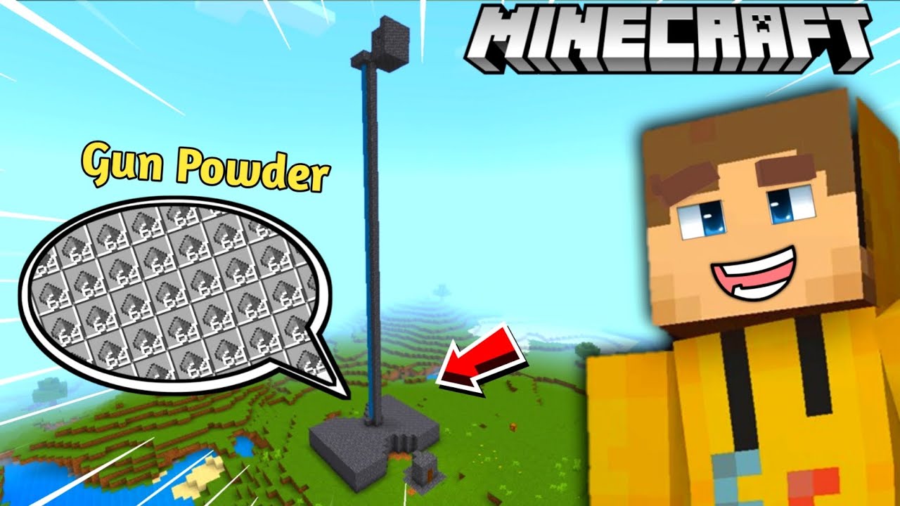 Gunpowder Farm Tutorial Ultimate MCPE Gunpowder Farm Tutorial #10 | Gunpowder Farm Toturial In ...