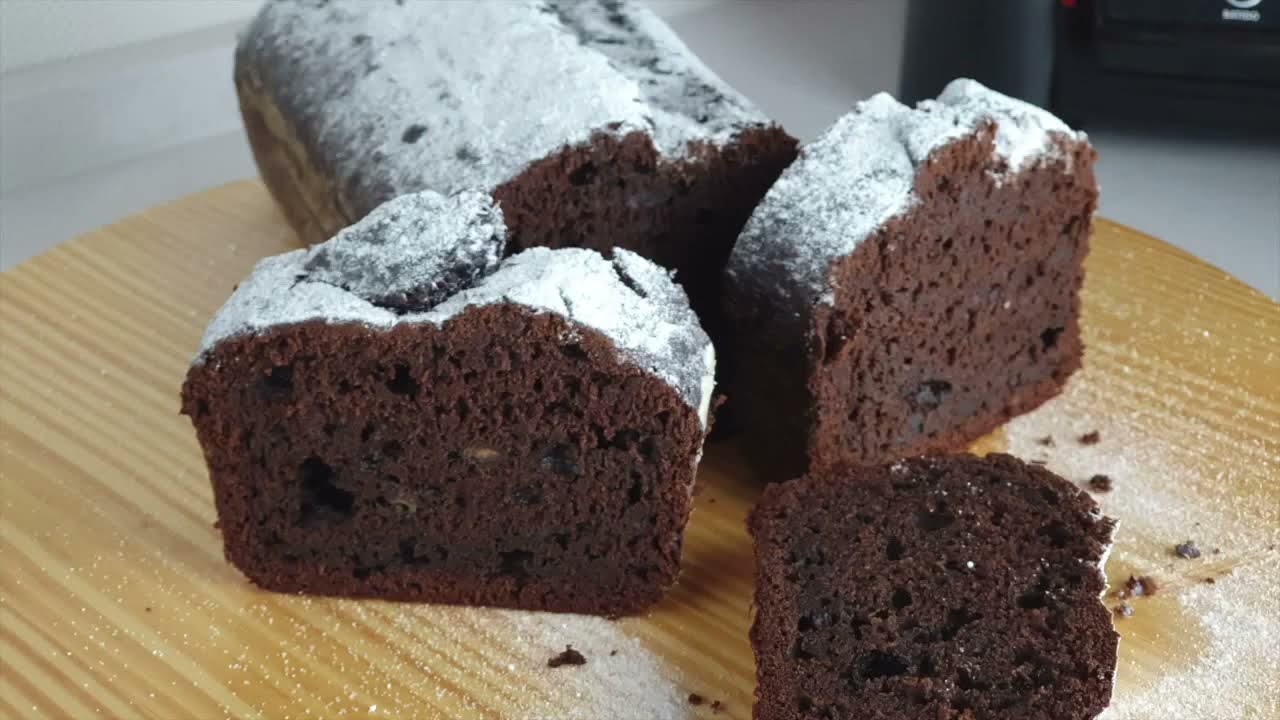 BUDIN DE CHOCOLATE Y BANANA