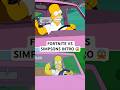 FORTNITE VS SIMPSONS 😱 #fortnite #shorts
