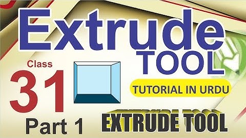 Extrude Tool in CorelDraw 2023 Class # 31 (Part 1) I Urdu I Hindi /