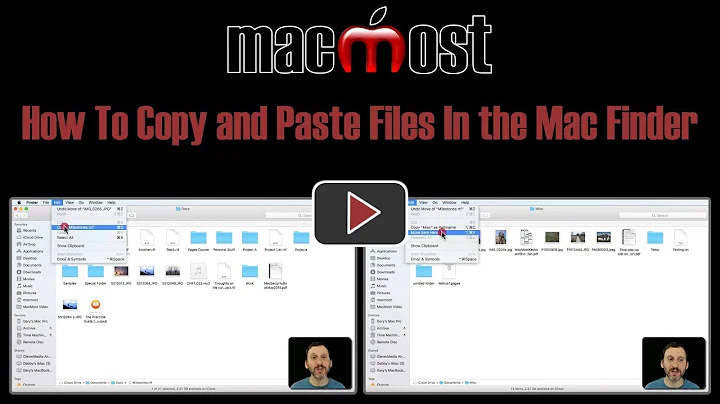 How To Copy and Paste Files In the Mac Finder (#1693)