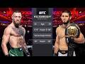 Conor McGregor vs Islam Makhachev Full Fight - UFC 4 Fight Of The Night