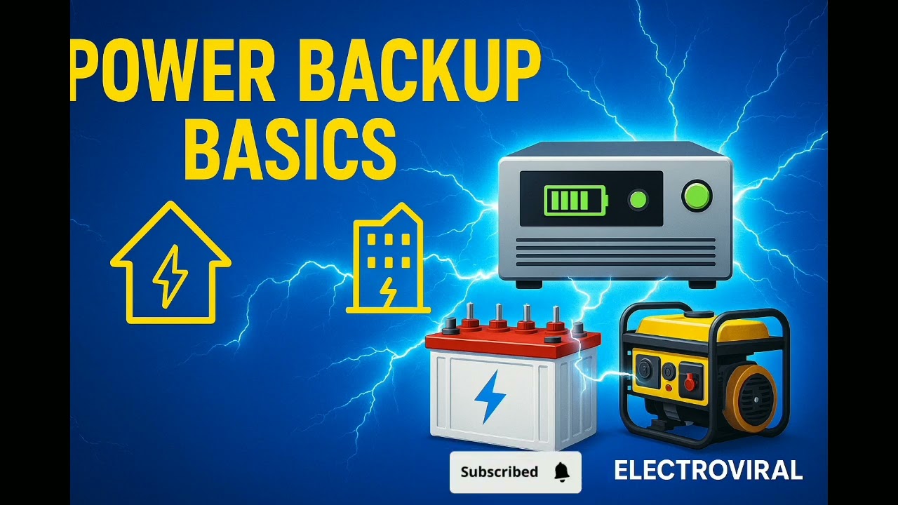 Power Backup Basics | Inverter & Battery Explained in Simple Way 