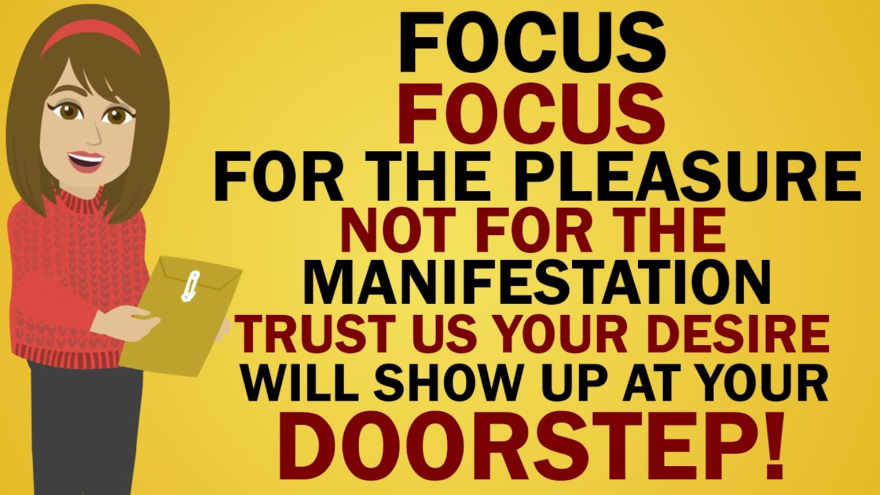 Choose one thing and focus in a way that it has no choice but to Manifest __ Abraham Hicks 2024