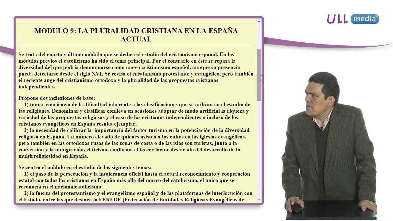 universidad de la laguna derecho MOOC Religiones Modulo9 Presentación