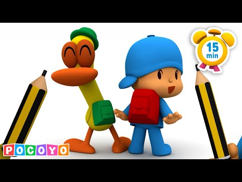 ✏️ Opetellaan! Pocoyo palaa kouluun! [15 minuuttia] Pocoyó 🇫🇮 Suomeksi | SARJAKUVIA lapsille