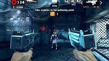 Dead Trigger 2 Dual Uzi & Scar Gameplay TDU 59 Dr Android Nvidia Shield Tablet