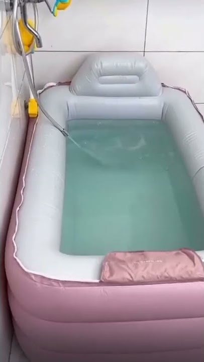 Inflatable Bathtub 🛀😎 Worldwide Shipping 🌎 #homeappliances #bathtub #inflatable #shower Jkstore