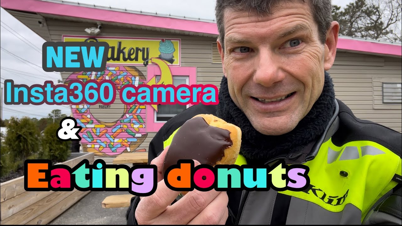 Harley Davidson luggage rack install, new Insta360 camera and eating donuts 🍩 YouTube