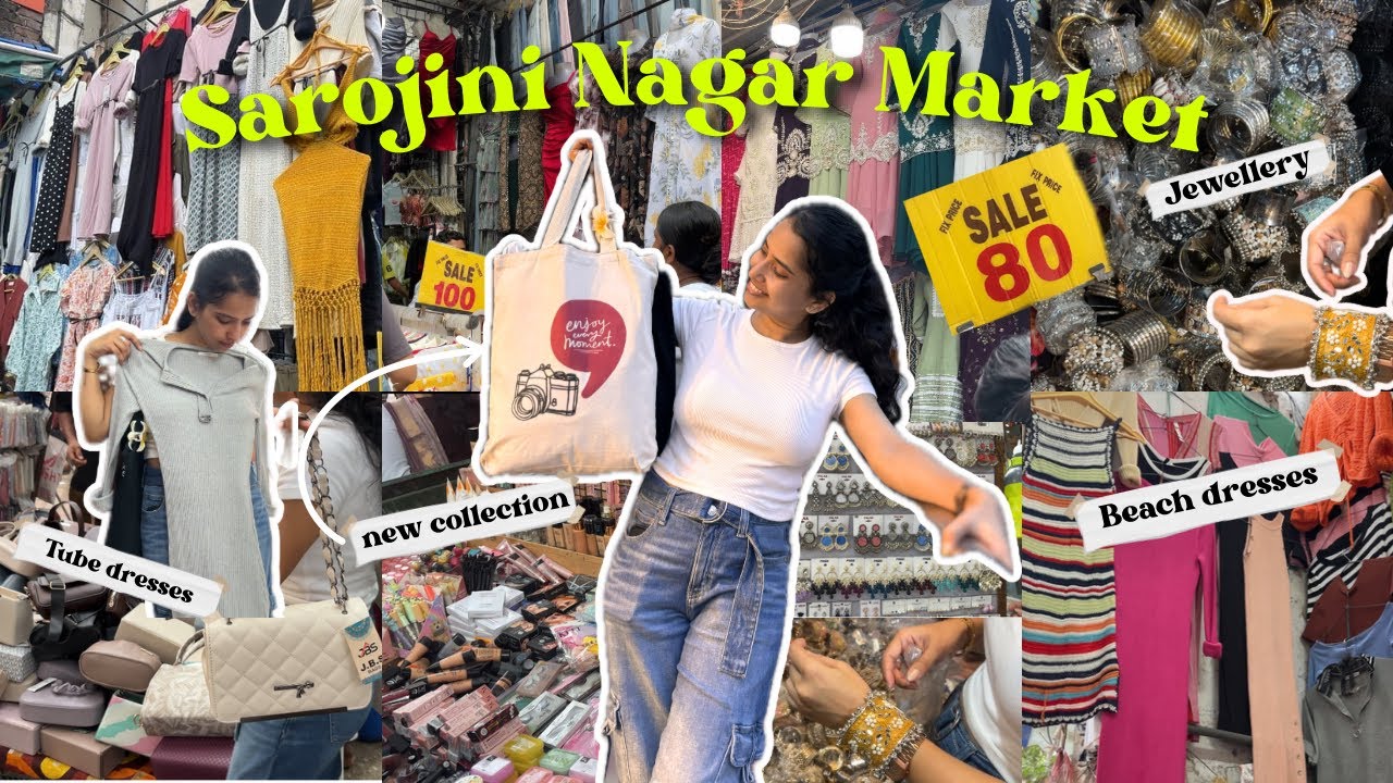 Sarojini Nagar Market Delhi! Best Collection Ever! 