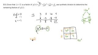 Synthetic Division - Example 2