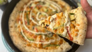 Stuffed Crust Pizza | Restaurant Style Pizza at home | Cheese Sauce Recipe