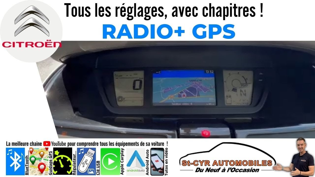 CITROEN, Picasso, aircross, Guide complet GPS, radio, Bluetooth