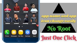 How to change app name and app icon easily on any android phone. no root just one click.
